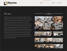 Tablet Screenshot of hoxtonhomes.com